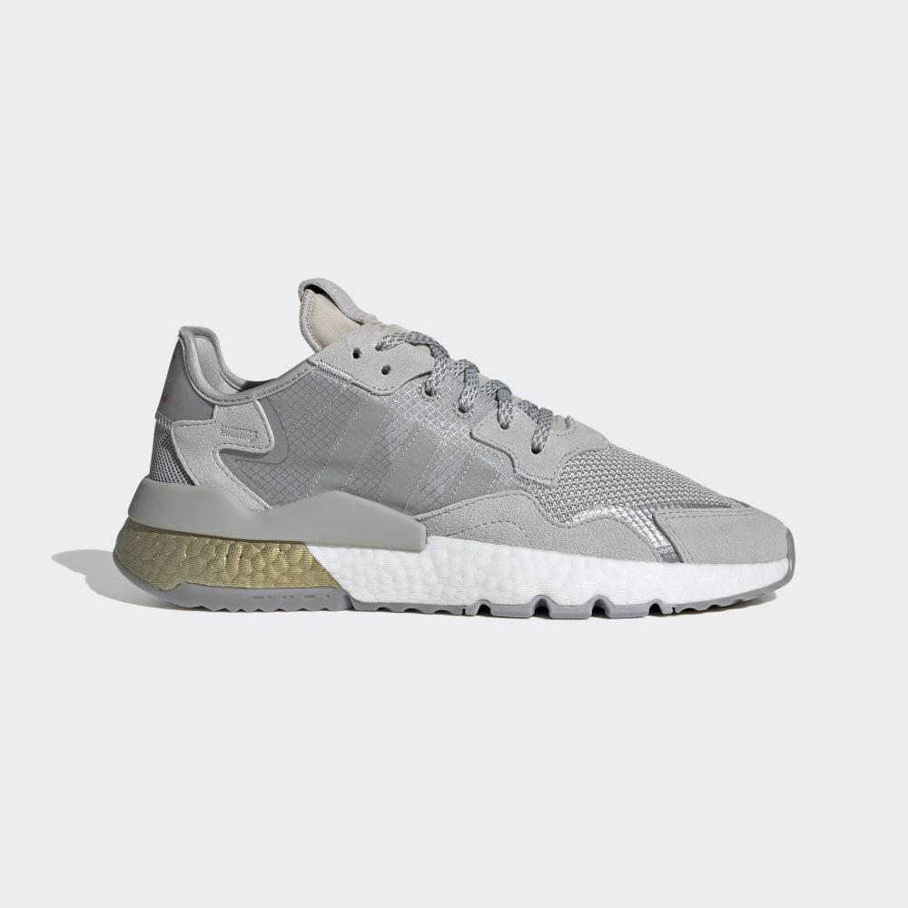 Originals Adidas Nite Jogger Barbati Romania - Gri/Aurii Metal FW5335